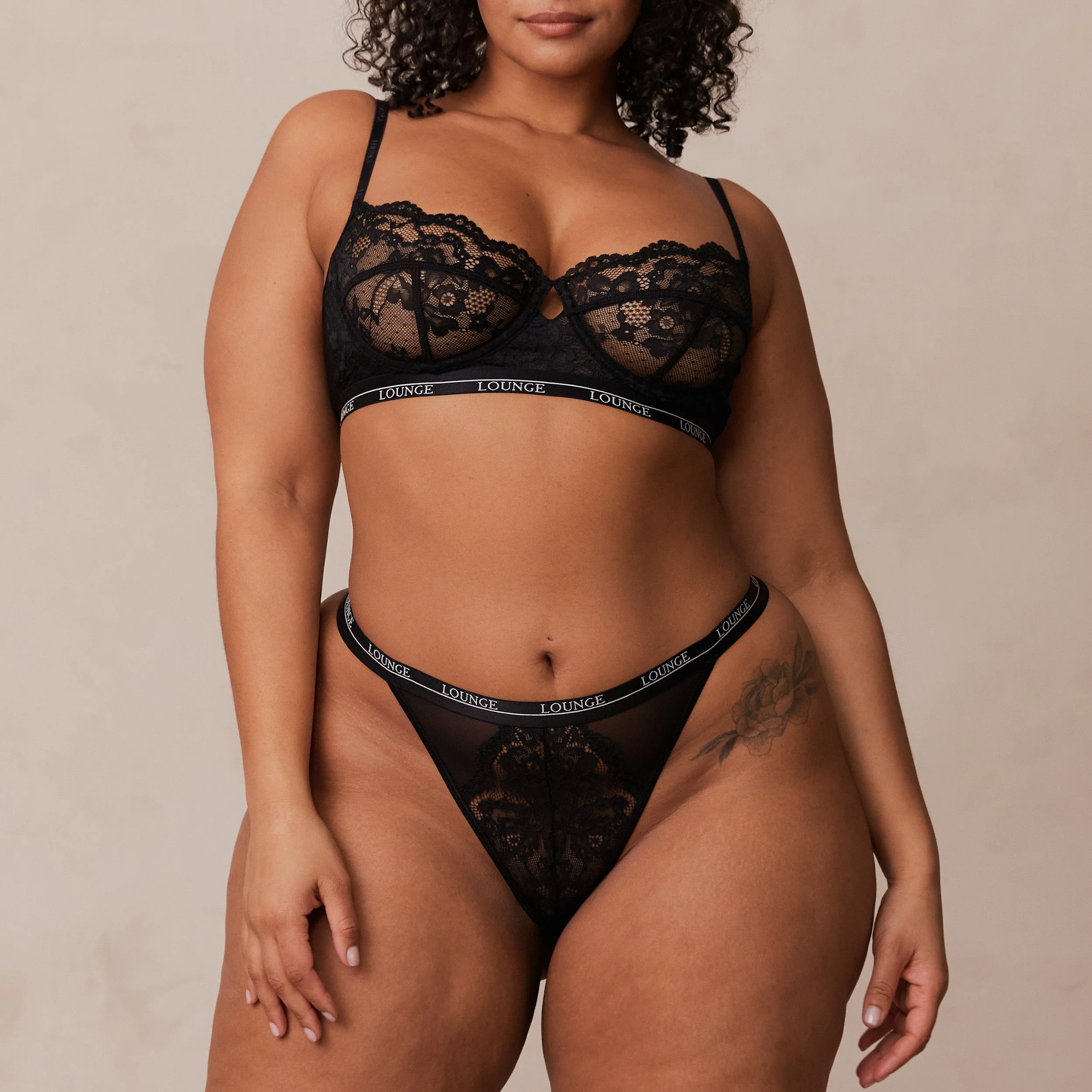 Blossom Balcony Bra  - Black - Image 7