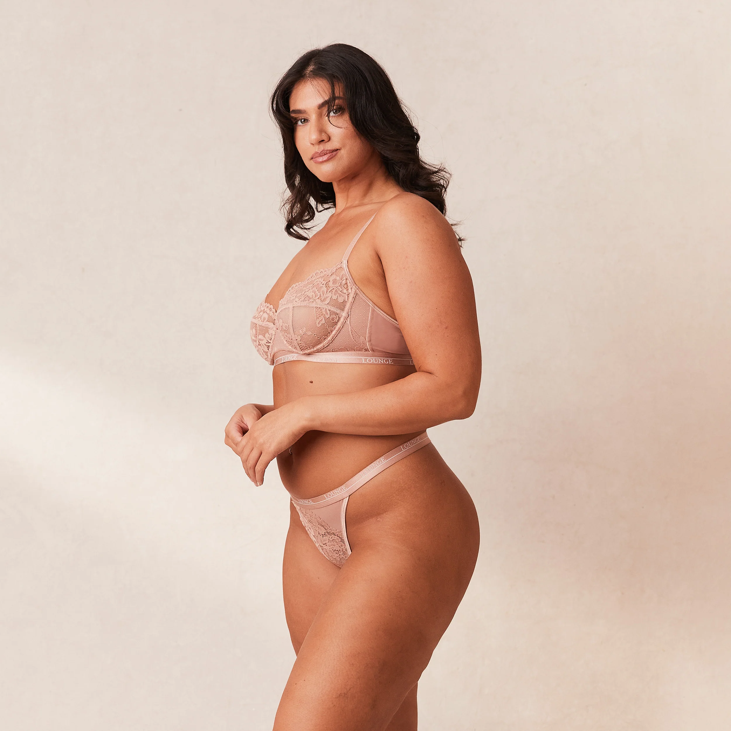 Blossom Balcony Bra - Dusty Rose - Image 11