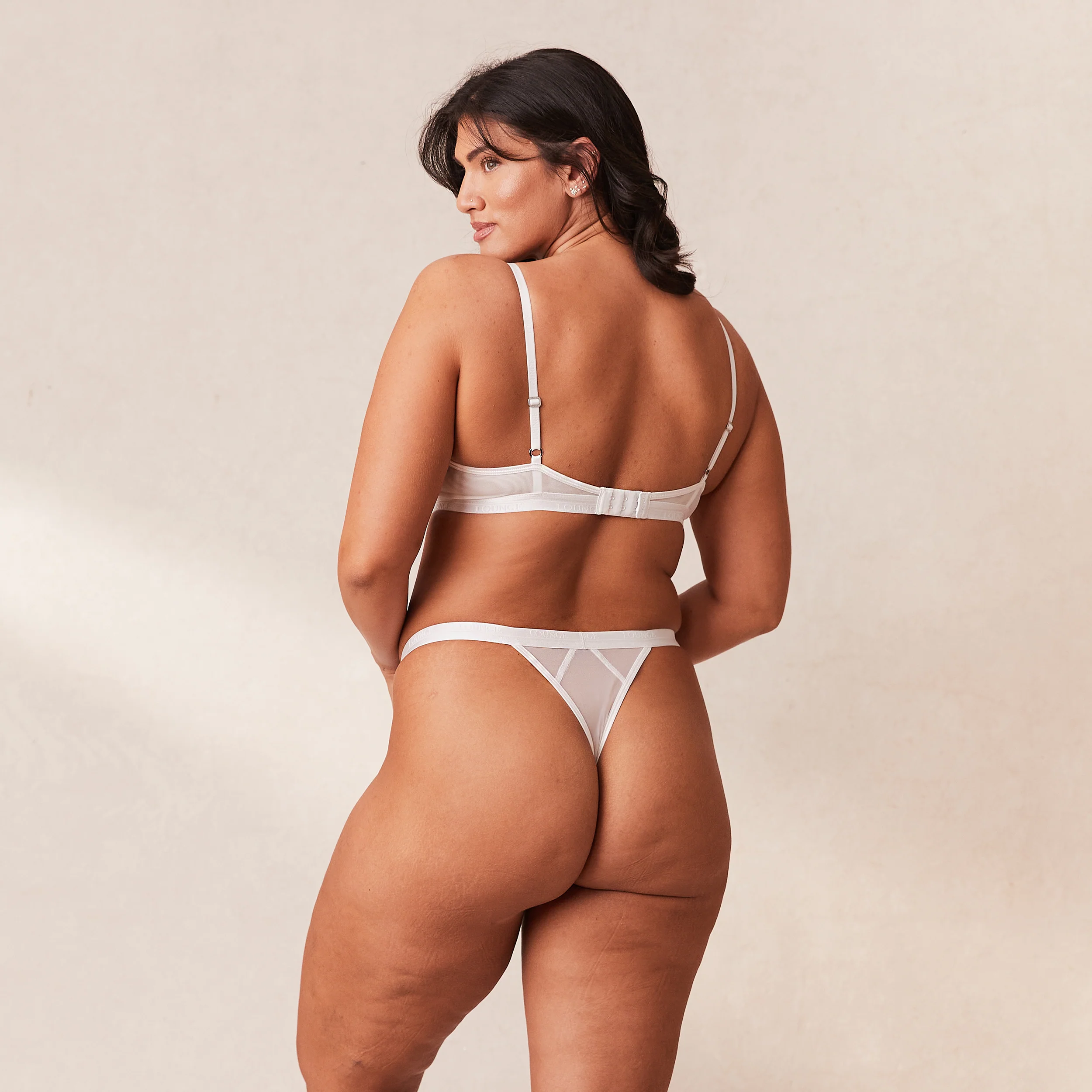 Blossom Balcony Bra  - White - Image 8