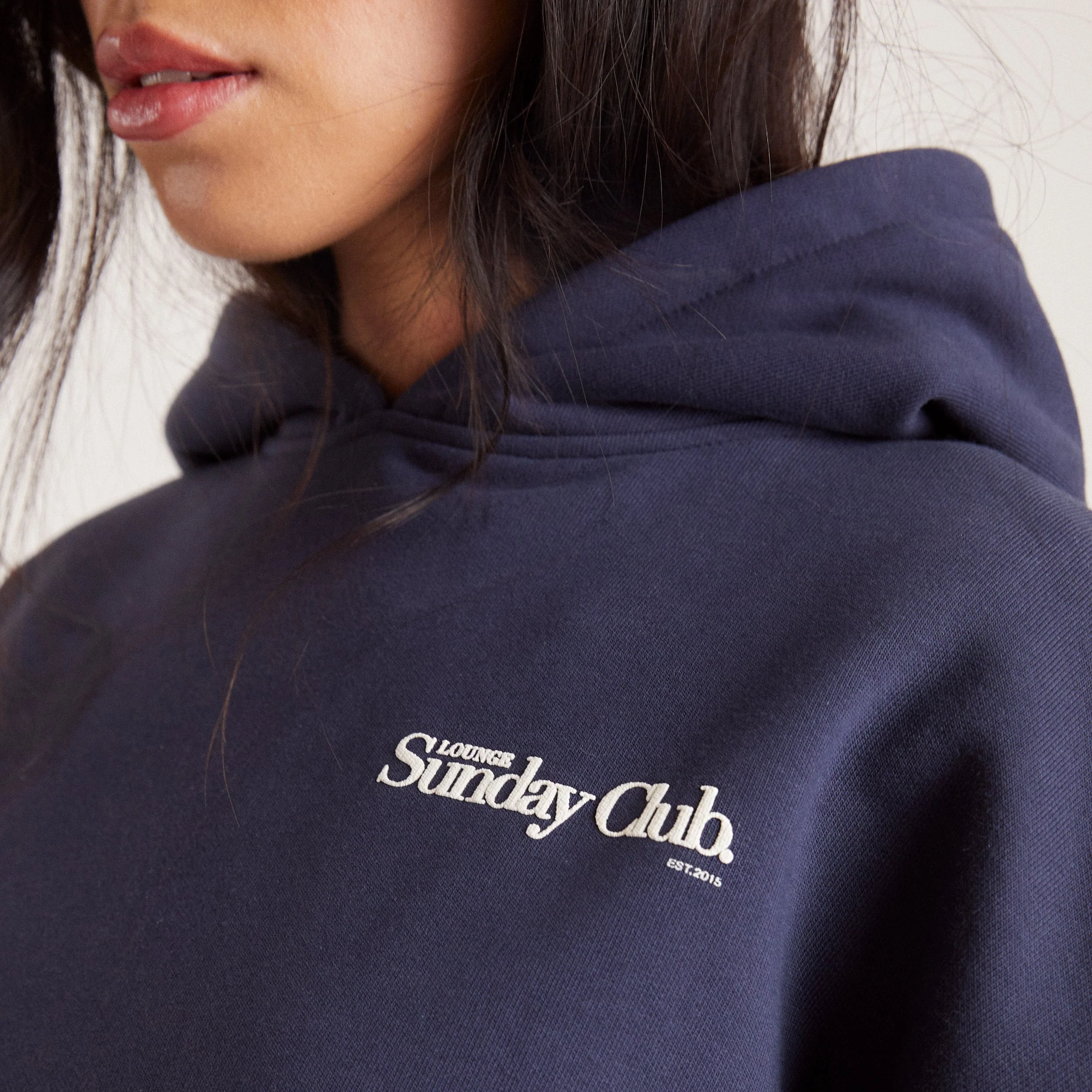 Boxy Hoodie - Ink Blue - Image 3