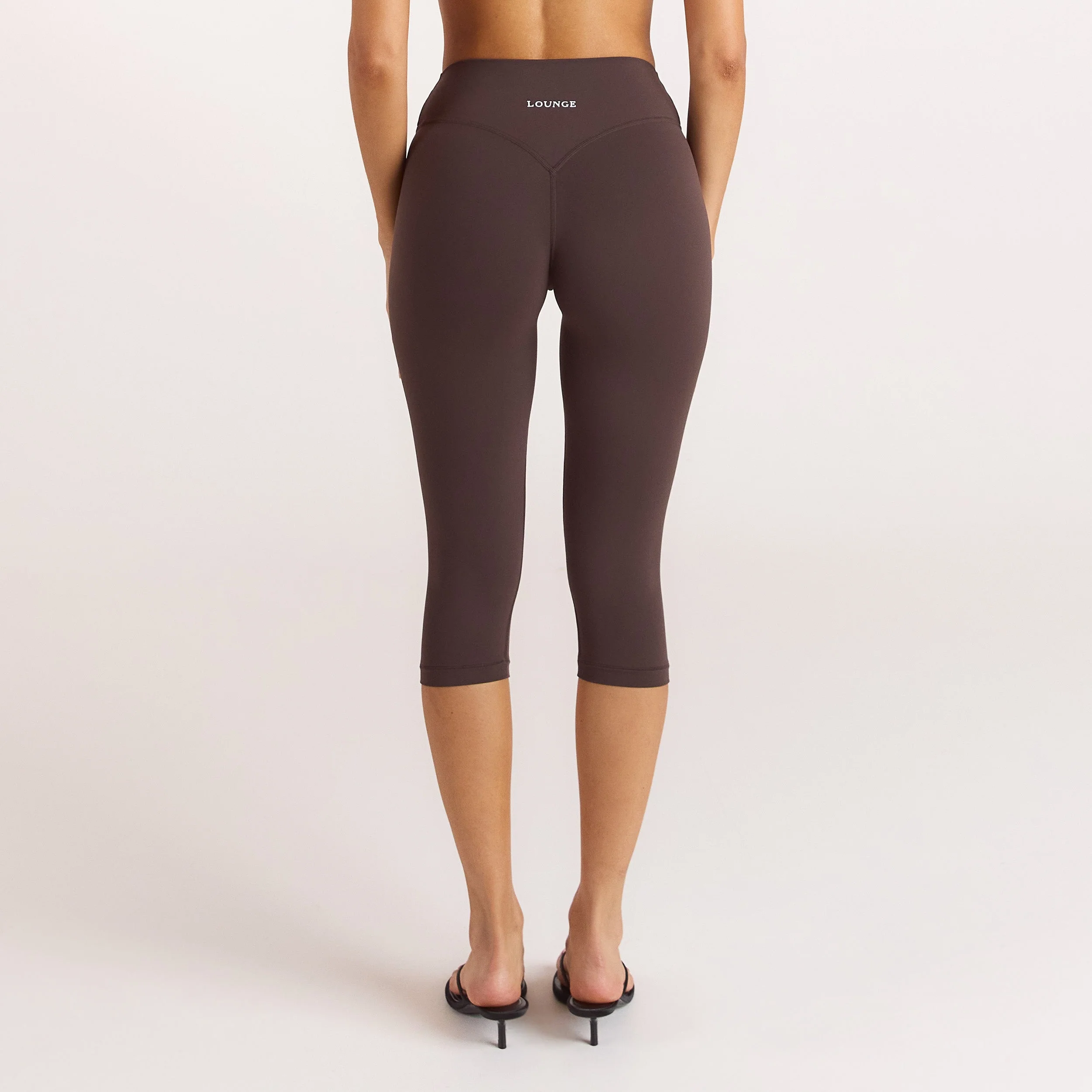 ContourSoft Capri Leggings - Dark Chocolate - Image 5