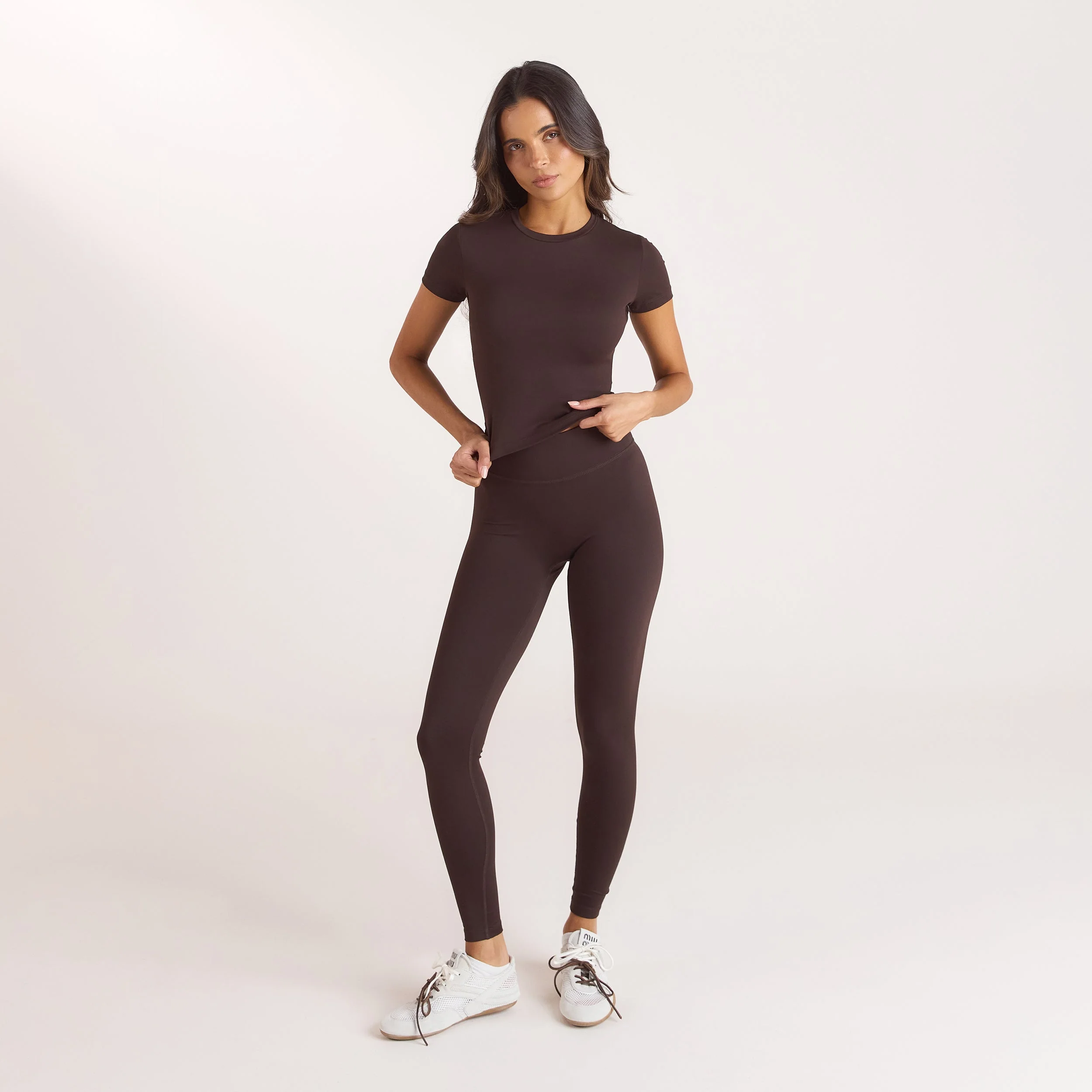 Classic Fitted Top - Coffee Bean - Image 3