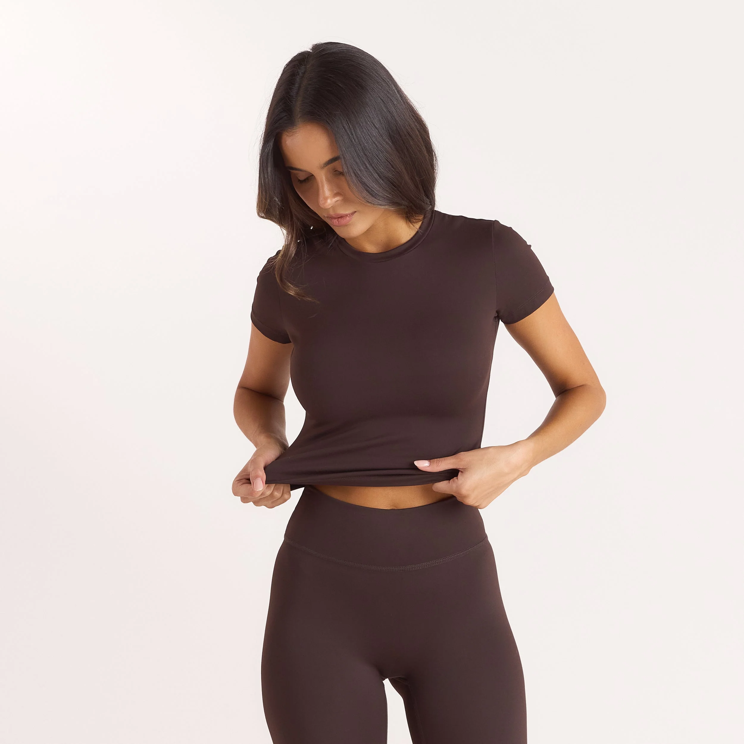 Classic Fitted Top - Coffee Bean - Image 6