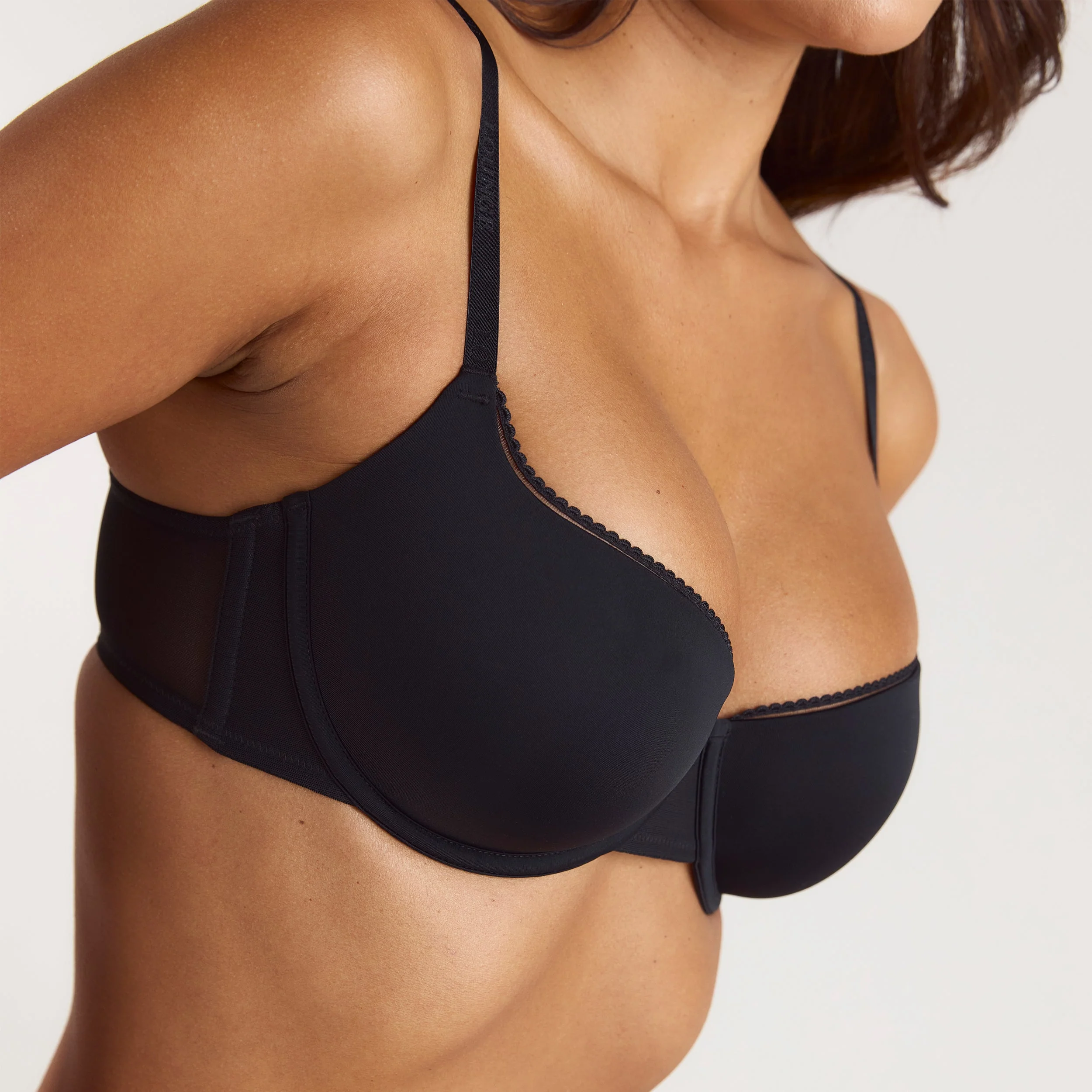 Comfort Balconette Bra - Black - Image 6