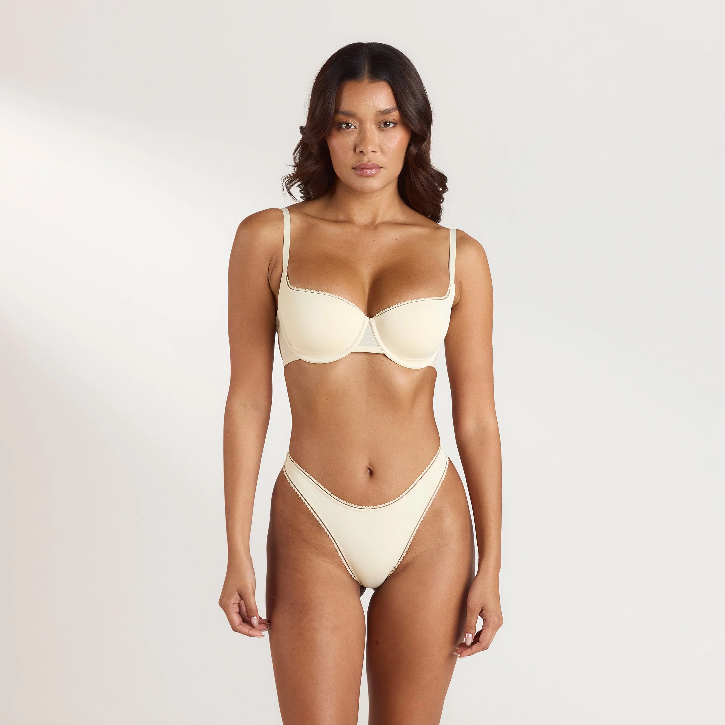 Comfort Balconette Bra - Latte - Image 5