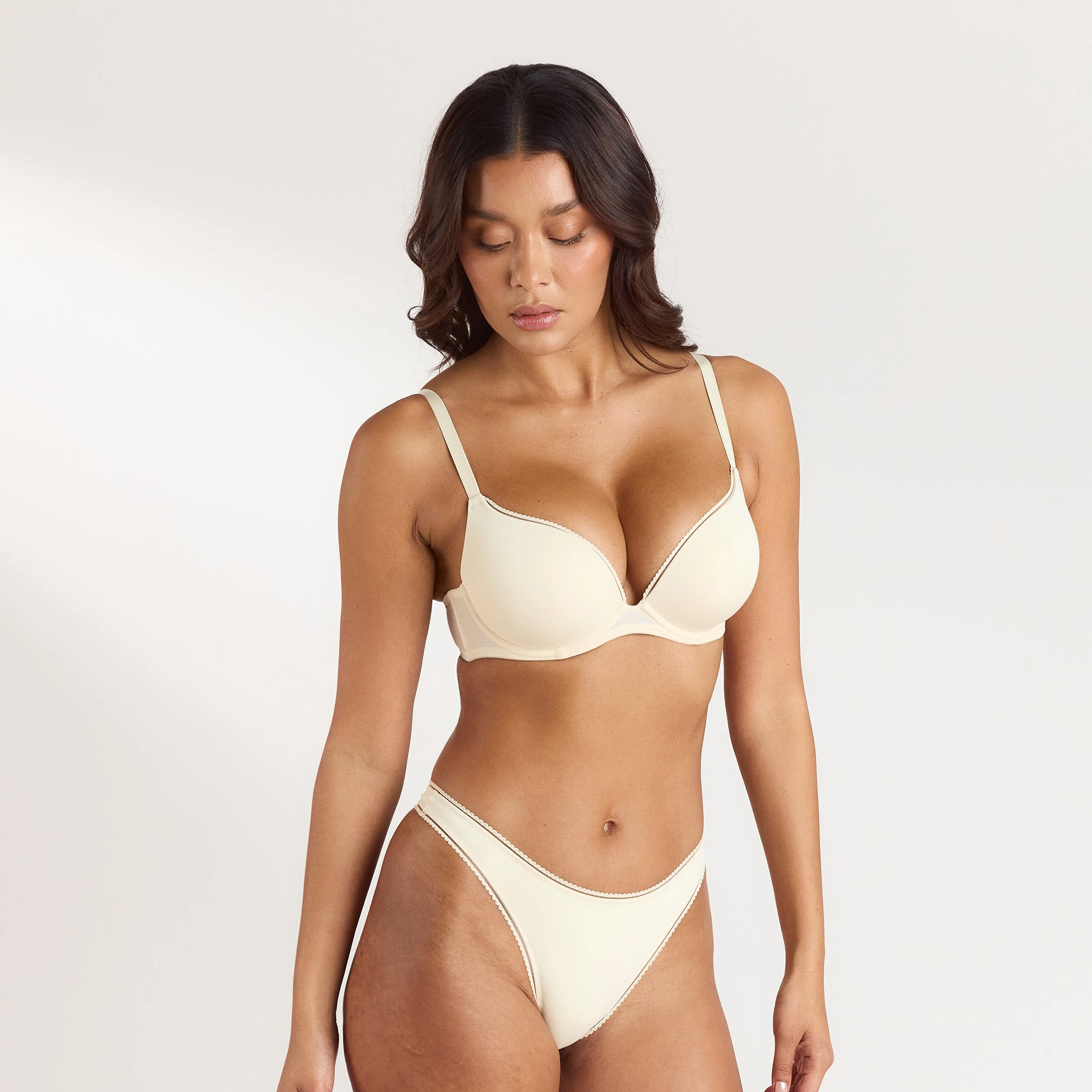 Comfort High Push-Up Bra - Latte - Image 6