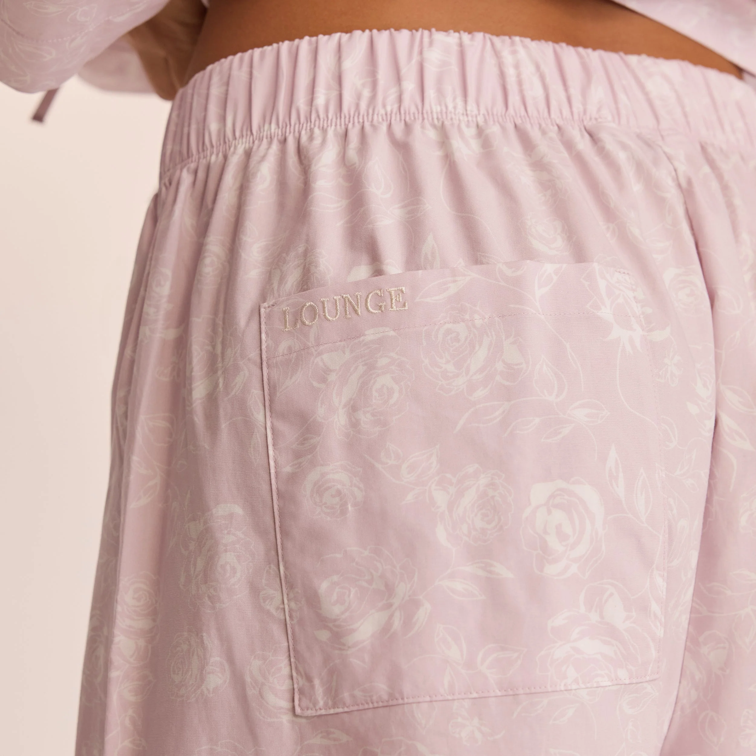 Cotton Pyjama Bottoms - Lilac - Image 4