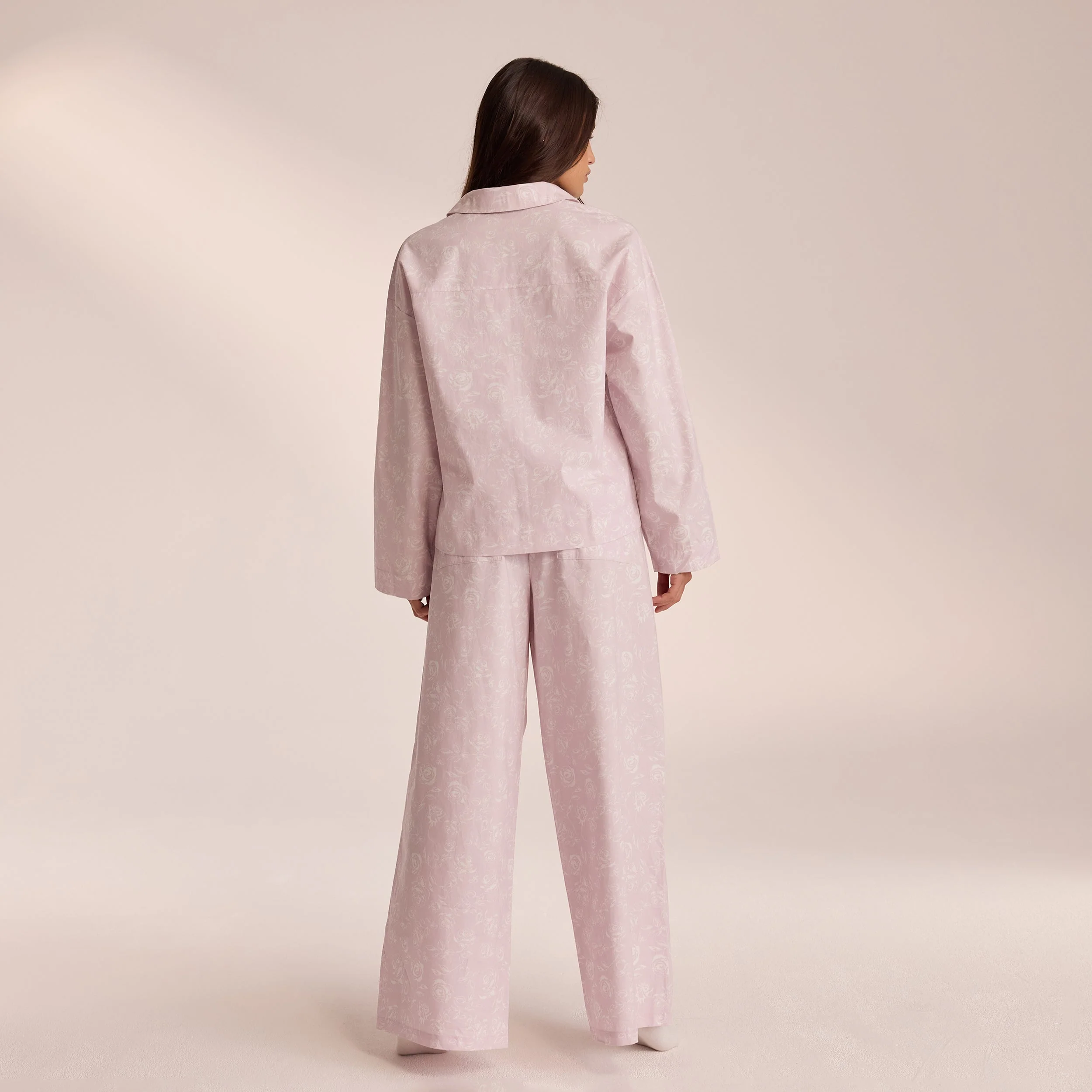 Cotton Pyjama Bottoms - Lilac - Image 5