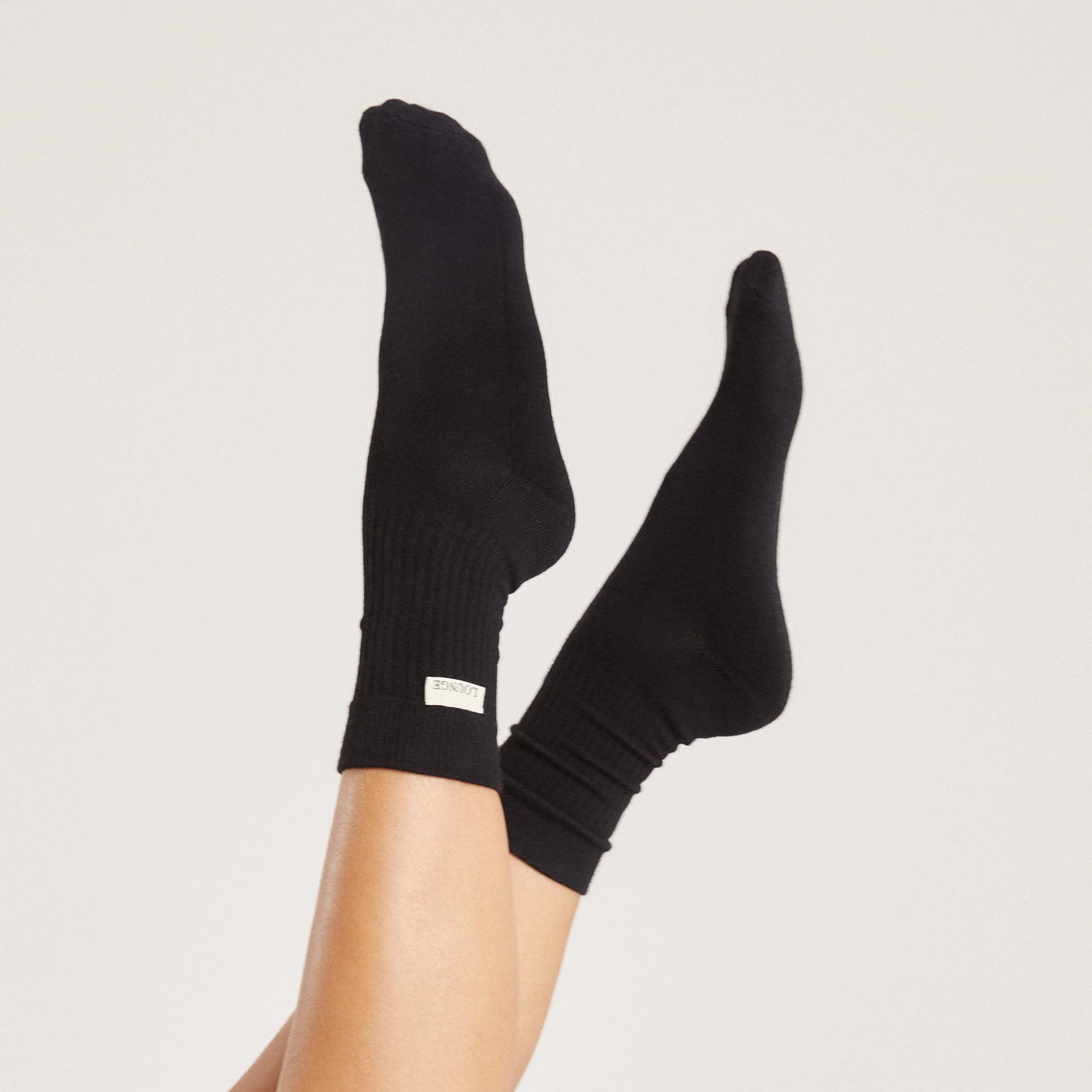 Logo Crew Socks (2-Pack) - Black - Image 3