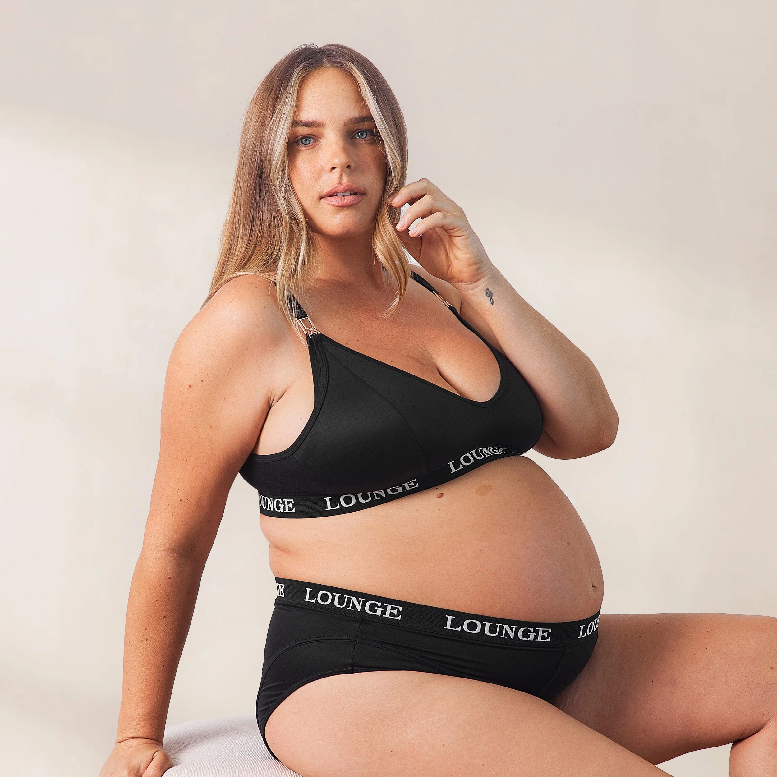 Nurture Nursing Bra - Black - Image 23