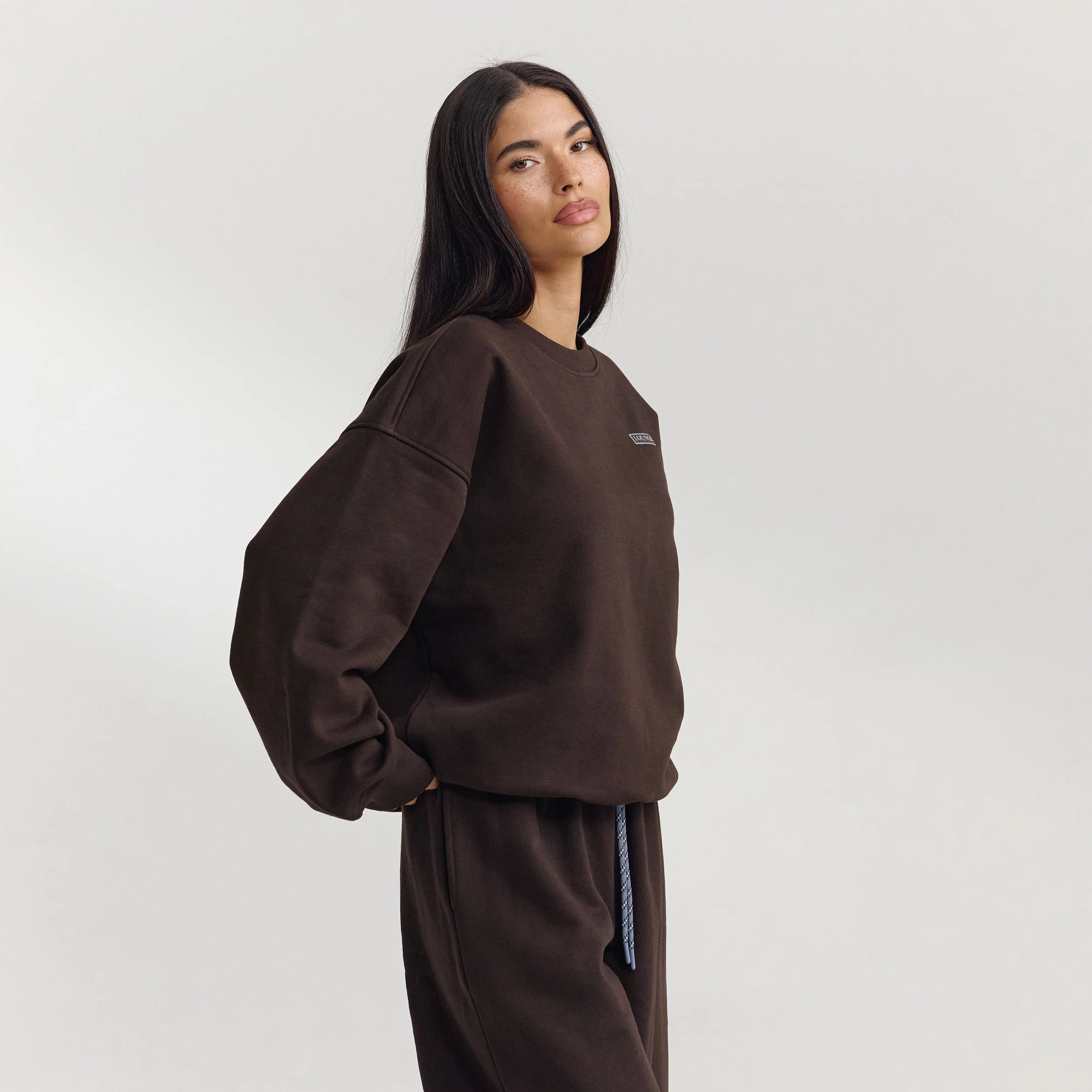 Oversized Jumper - Dark Chocolate - Image 3