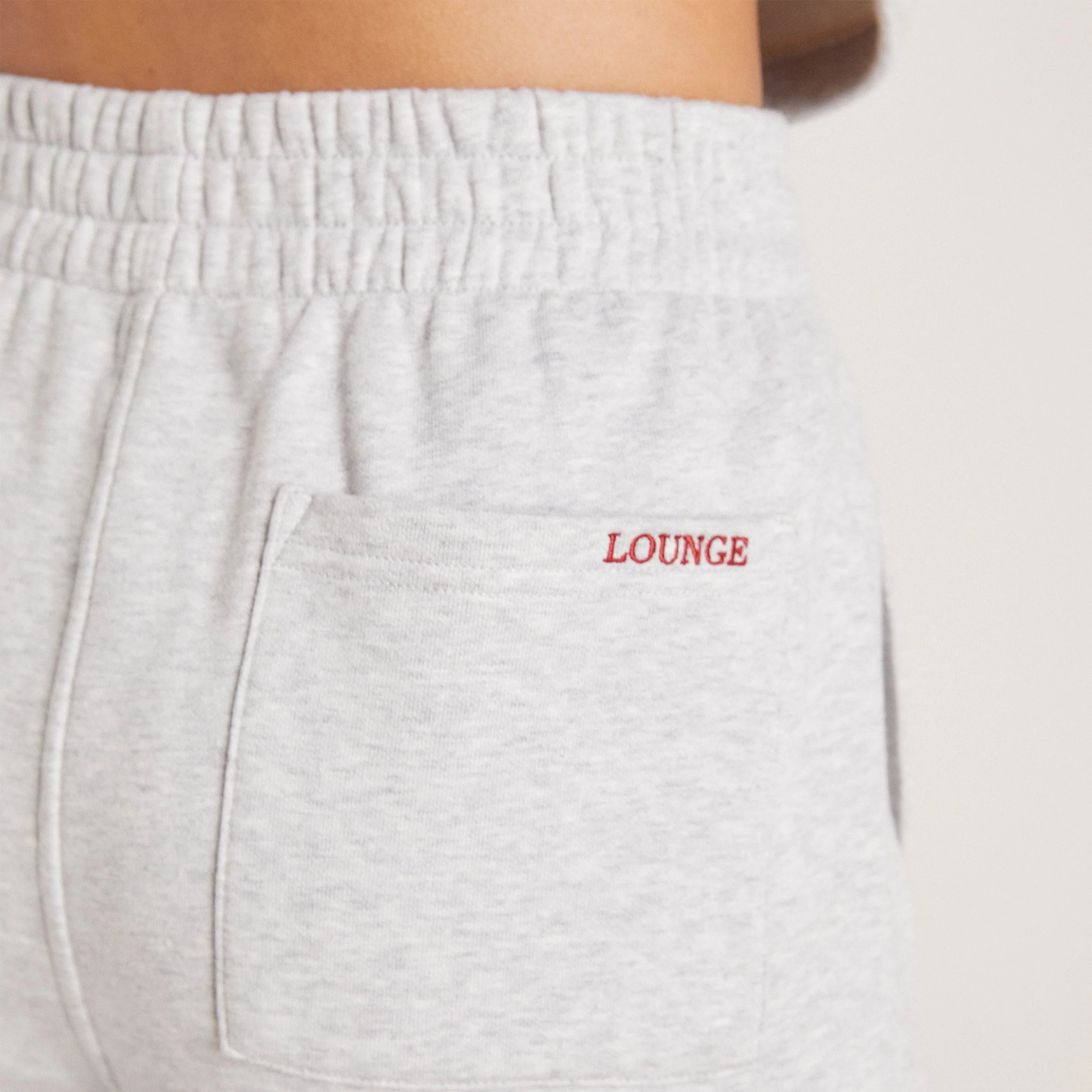 Straight Leg Joggers - Grey Marl - Image 5