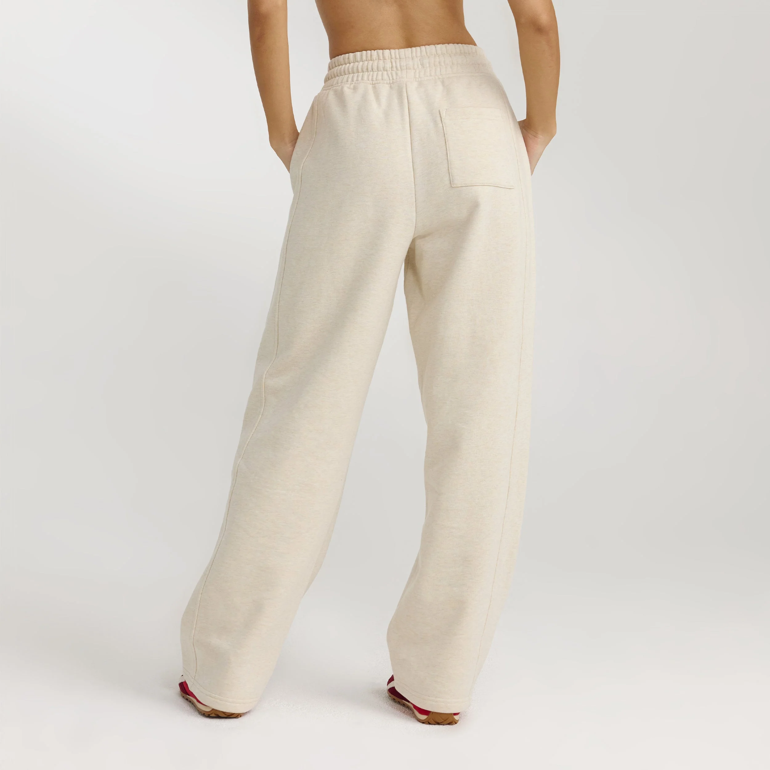 Straight-Leg Joggers - Oat Marl - Image 3