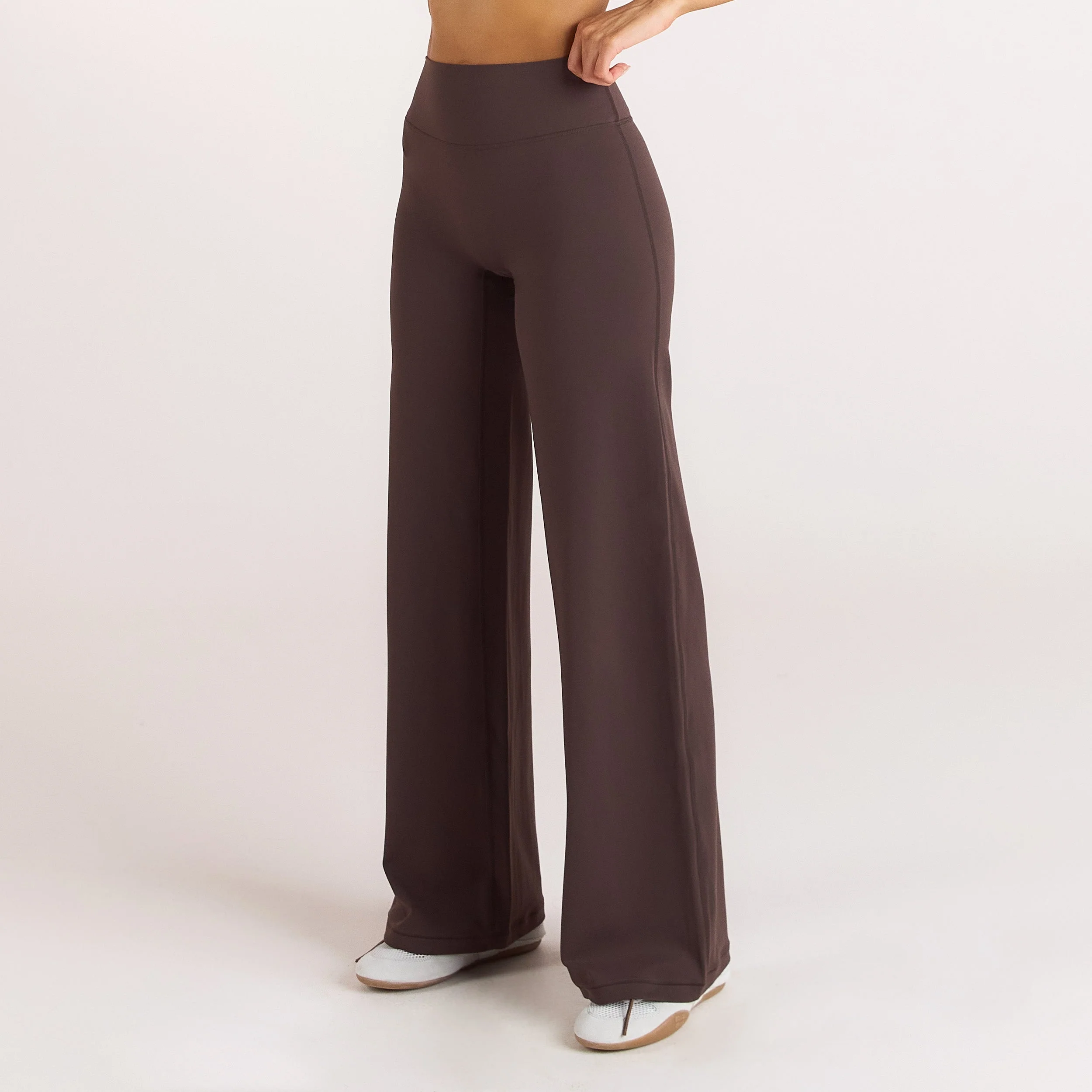 ContourSoft Straight-Leg Leggings - Dark Chocolate - Image 5