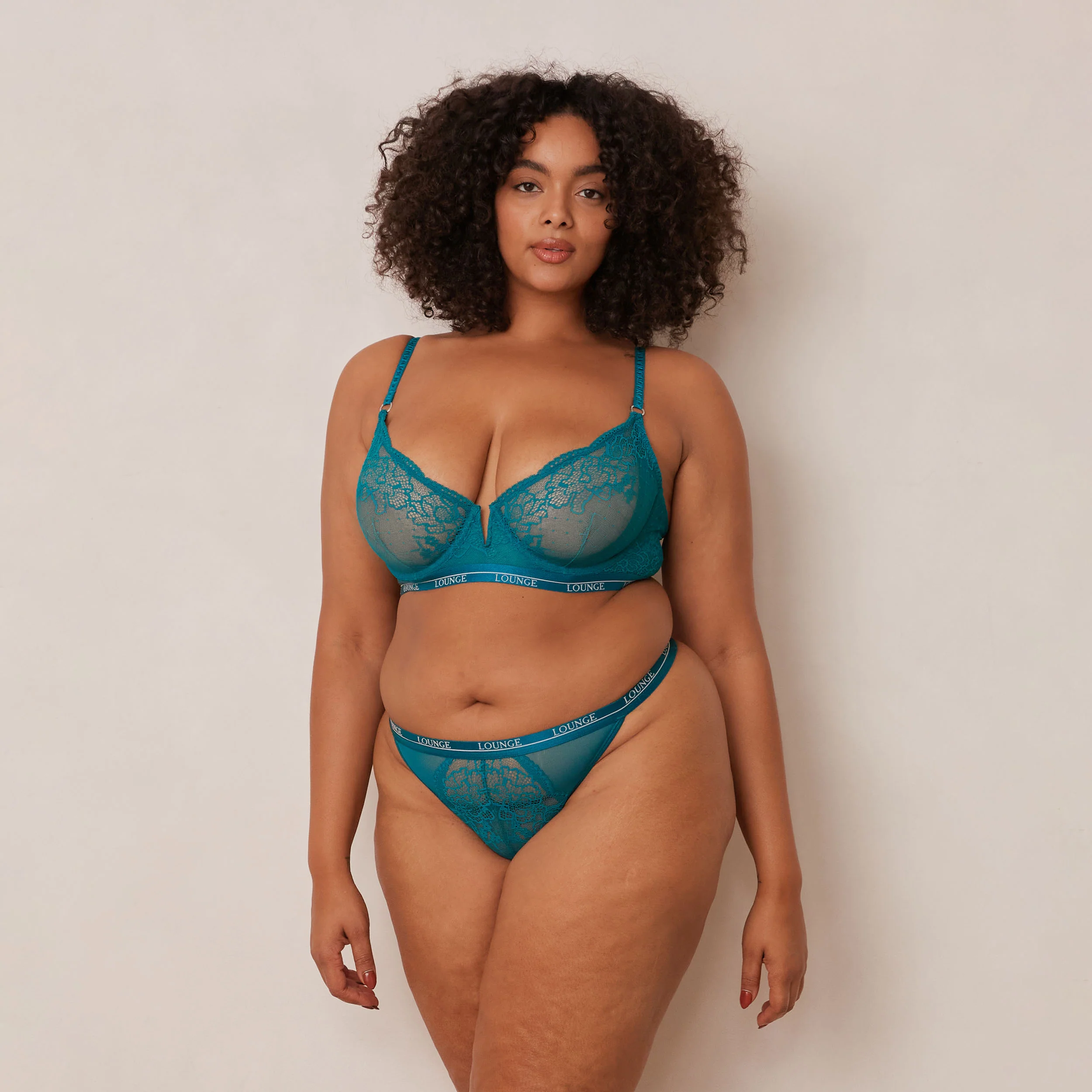 Royal Balcony Bra  - Turquoise - Image 7