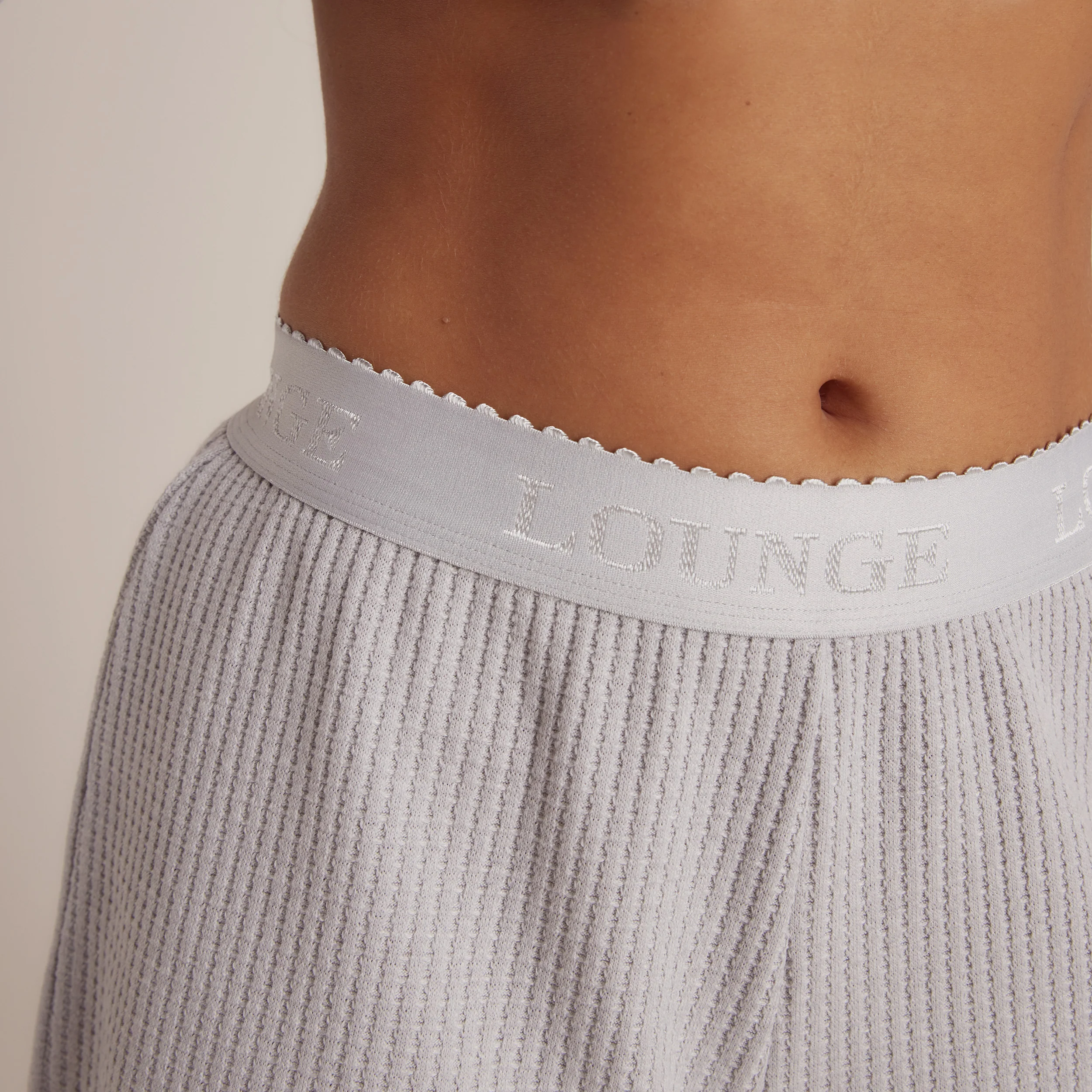 Soft Waffle Pyjama Shorts - Frost - Image 4
