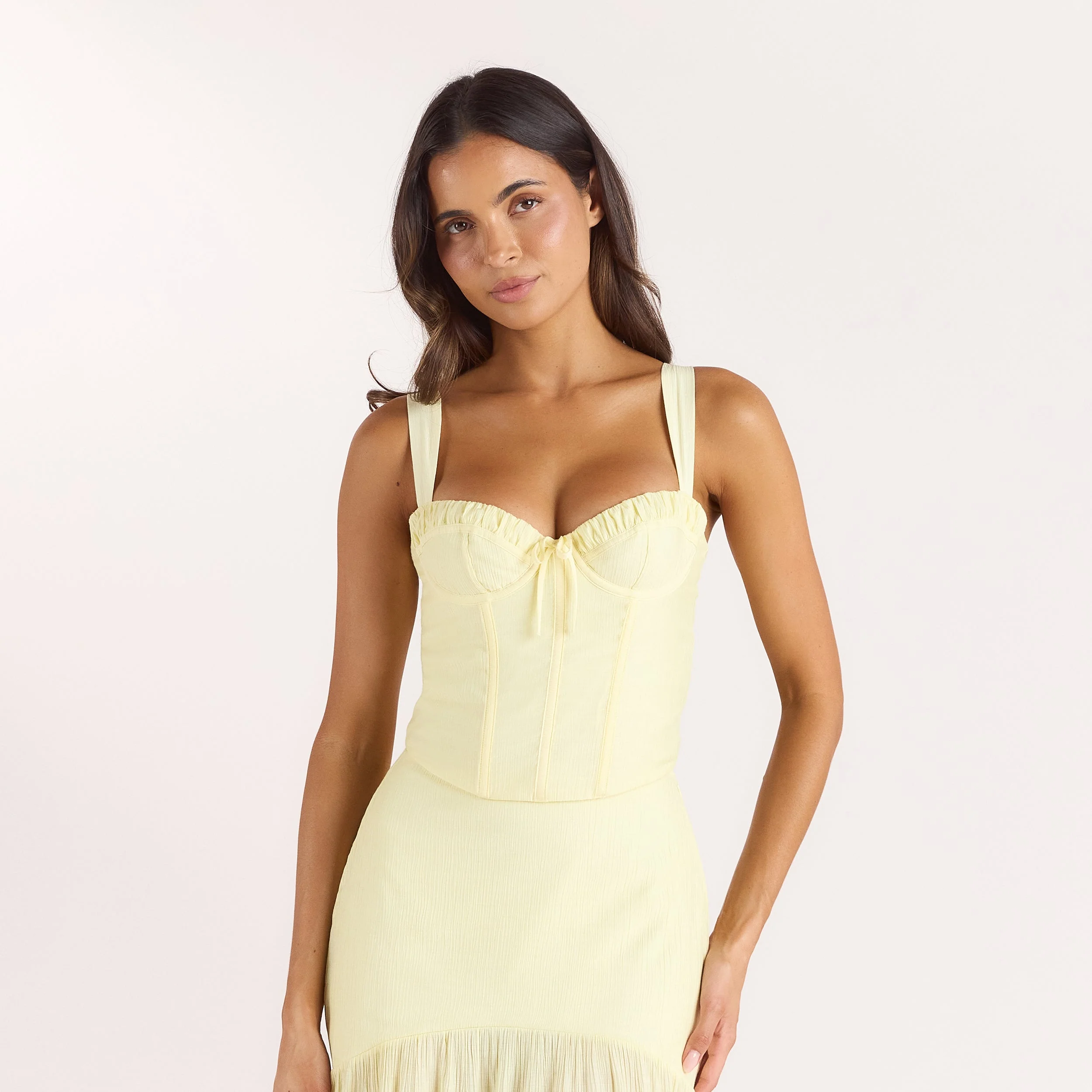 Wired Corset Top - Lemon - Image 2